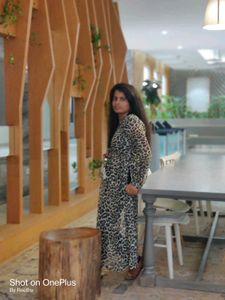 Leopard Print Midi Dress