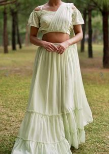 4 New Elegant Pastel Lehenga Choli Set