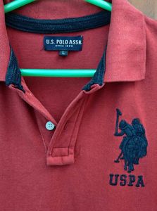 US Polo Assn Red T-shirt