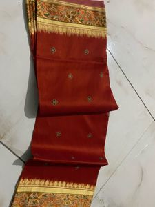 Beautiful Red Silk Saree