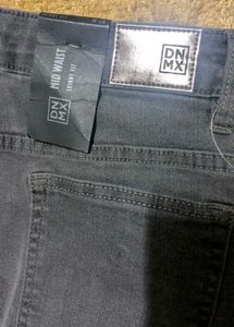 Brand New DNMX Grey Skinny Fit Mid Waist Jeans