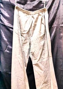 Grey And White Kurta Palazzo Set For Women