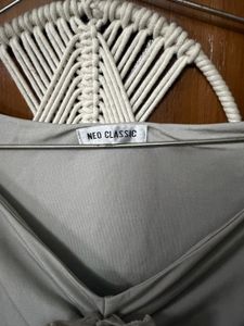 Sleeveless Top with Fringe Detail