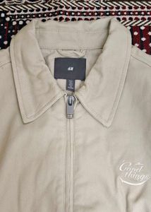 H&amp;M Cream Original Denim Jacket