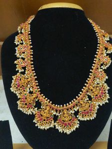 Traditional Lakshmi guttapusalu haram Earrings