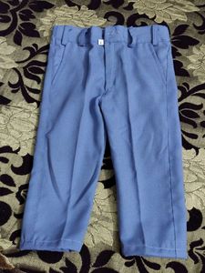 Boys Blue Checkered Suit Set