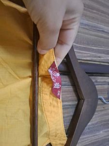 Cotton Mustard Kurti