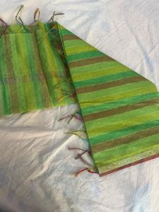 Striped Green Duppata