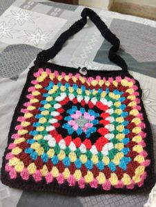 Handmade Crochet Shoulder Bag