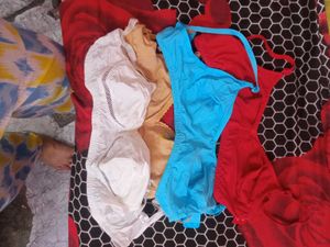 cotton bra 4 multi colour