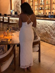 Westside’s Elegant White Lace Maxi Dress