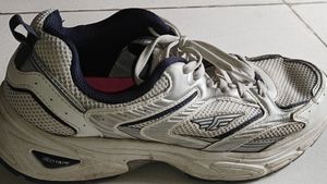 one time used shoes|need a wash