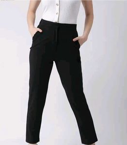 Kasually Black Women's Trousers