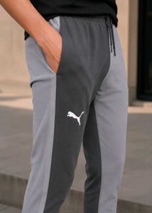 Grey &amp; Black Track Pants | Slim Fit |Gym |