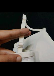 Comfortable White Padded Bra