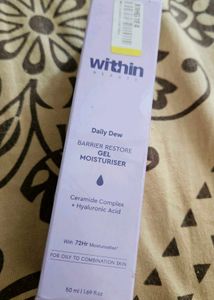 Within Daily Dew Barrier Restore Gel Moisturiser