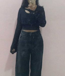 Trendy Cropped Crochet Top