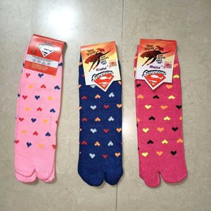 Combo Of 3 Socks