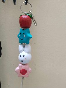Cute Fruit, Star, Bunny Keychain