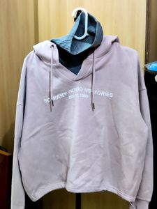 💥BUY1GET1💥 IMPORTED cropped light pink women's hoodie