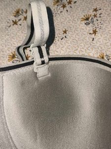 FREE DELIVERY!! Grey Padded Underwire Demi Cup Bra