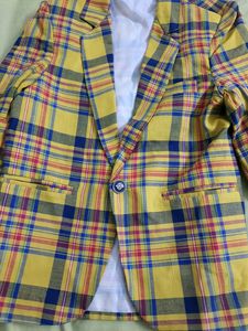 Mustard Blazer For 4-6 Yrs