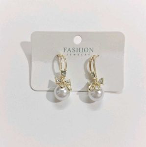 Elegant Pearl Drop Earrings