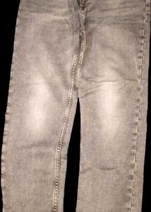 Stylish Grey Wash Denim Jeans