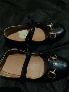 GUCCI BLACK MARY JANE FOR KIDS