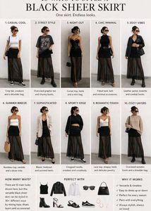 Sheer Maxi skirt