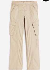 Beige Cargo Pants