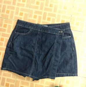 Denim Skort