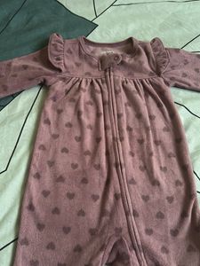 New Carter's Baby Girl Sleepsuit