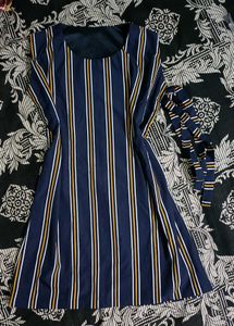Striped Sleeveless Frock