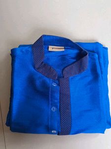 New Branded Blue Kurta