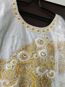 White wedding Gown
