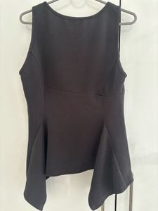 Stylish Black Peplum Top