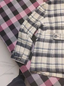 Plaid Wool Blend Jacket
