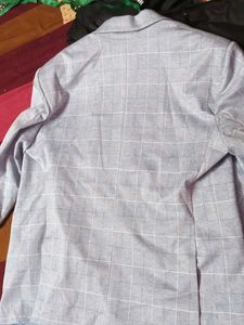 Men's Checked Blazer
