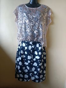 Front Slit Bodycon Skirt