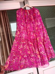 Bohemian Floral Tiered Maxi Skirt