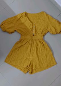 Chic Yellow Jumpsuit