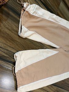 beige Two-Tone pant