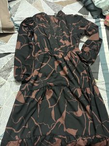 Stylish Printed Midi Dress