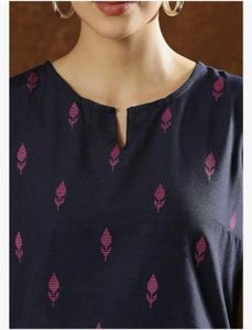 Women's Printed Rayon Kurta Set with Farshi Salwar
