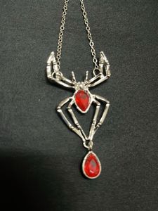 Gothic Spider Pendant Necklace
