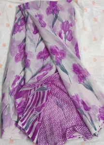 Floral Print Saree