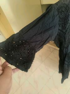 Black Lace Kurtis
