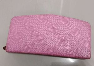 Cute Pink Textured Wallet