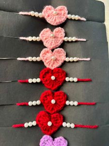 handmade crochet pearl rakhi 🎀✨